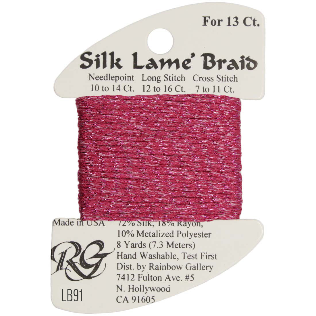 Silk Lame Braid 13 ct., Group 1