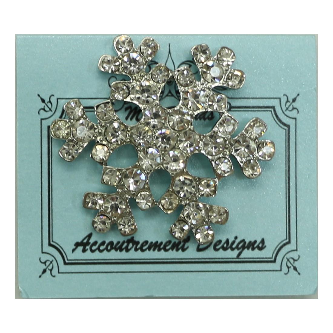 Lg Crystal Snowflake Magnet