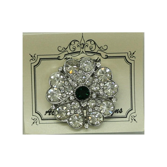 Lg Flower Green Center Magnet