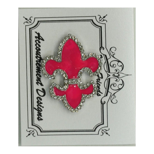 Pink Fleur de Lis Magnet