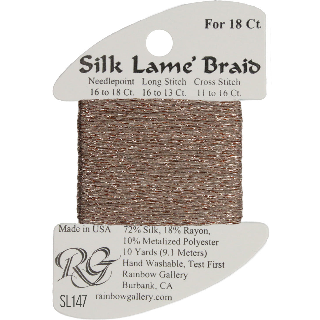 Silk Lame Braid 18 ct., Group 2